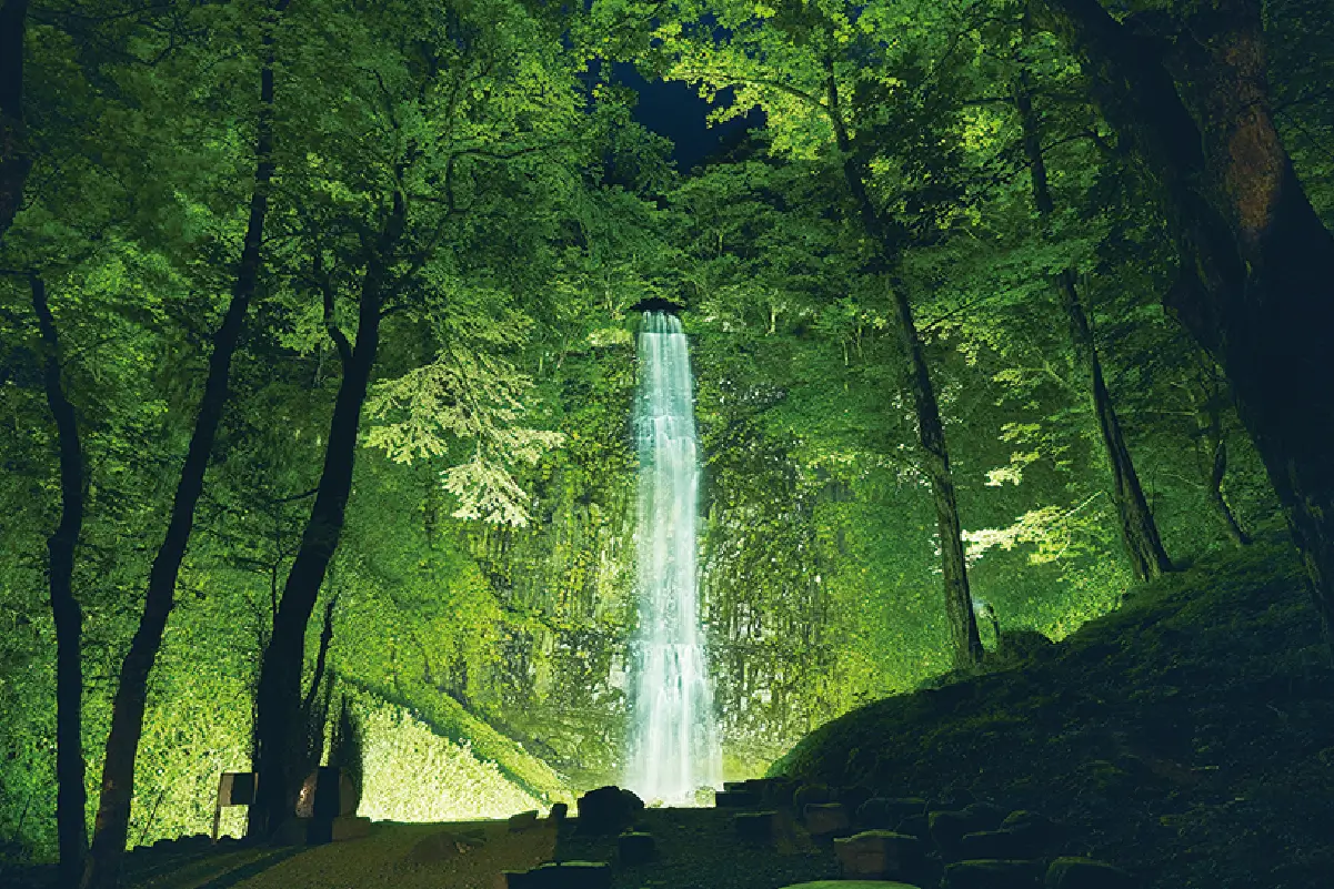 玉簾の滝の写真