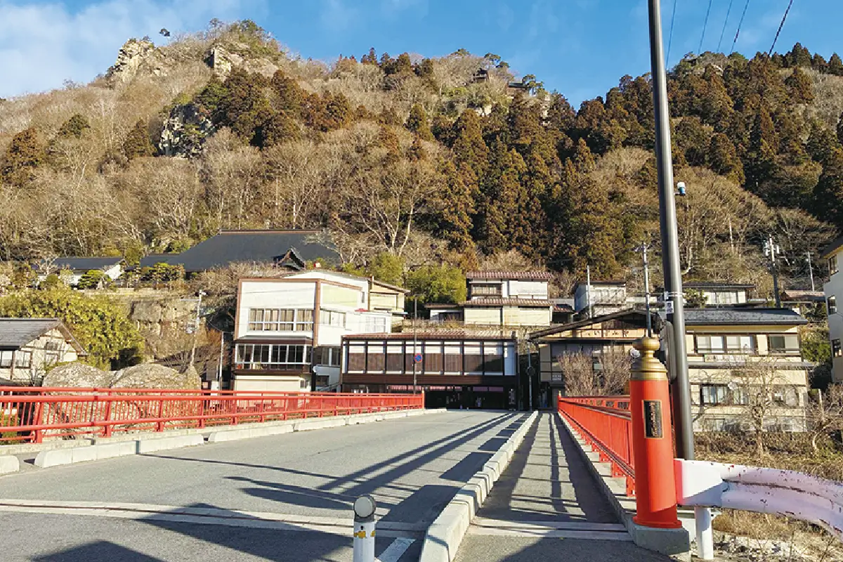 山寺 宝珠橋の写真